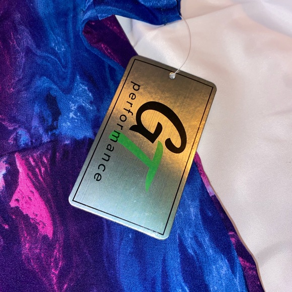 Women’s scrub uniform shirt, 2 pockets on front,tie dye design,lightweight,XL - Picture 6 of 12